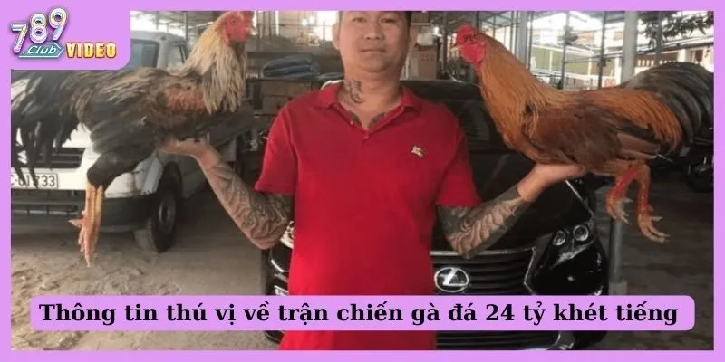 Thông tin thú vị về trận chiến gà đá 24 tỷ khét tiếng
